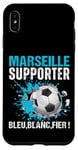 Coque pour iPhone XS Max Marseille Supporter Football Cadeau Fan Foot Marseillais