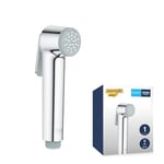 GROHE Vitalio Trigger Spray 30 - Hand Shower with Trigger Control (Easy Clean Anti-Limescale System, Universal Mounting System, Min. Recommended Pressure 1.0 bar), Chrome, 26351000