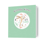 Guess How Much I Love You Birthday Card Birthday Wishes Card Includes Envelope