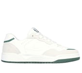 Skechers Men Shoes - Koopa Court - Volley Low Varsity in White/Green, 5.5 to 14