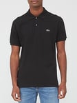 Lacoste Classic L.12.12 Pique Polo Shirt - Black, Black, Size M, Men