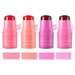 Milk Jelly Tint, Cooling Water Jelly Tint, Sheer Lip & Cheek Stain - Byggbar akvarellfinish - 1 000+ svep per sticka coral