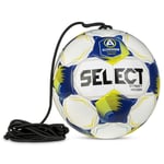 Select Fotball Street Kicker V25 Allsvenskan - Hvit/gul, størrelse Ball SZ. 4