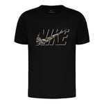 NIKE DZ2741-010 M NK DF TEE RLGD CAMO T-shirt Men's BLACK Size M