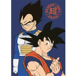 Plaid Dragon Ball z - Son Goku et Vegeta - 140x100 cm