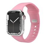 Vonmählen Apple Watch (38/40/SE/41/42mm) Classic Band 2 Resirkulert Silikon Reim - Rosa