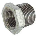 SOMATHERM FOR YOU, Réduction en fonte galva Mâle 20/27 Femelle 15/21 N° 241 - Raccord résistant à la corrosion, idéal pour réseaux d'eau chaude et froide, compatible avec raccords galva