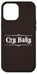 Coque pour iPhone 12 Pro Max Design gothique original CRY BABY