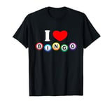 I Love Bingo Funny Bingo Player T-Shirt