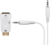 Goobay HDMI til VGA-adapter med lydkabel, guldbelagt