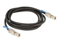 Delock - Sas Ekstern Kabel - Sas 12Gbit/S - 36-Pins 4X Skjermet Mini Multilane (Hann) Til 36-Pins 4X Skjermet Mini Multilane (Hann) - 3 M