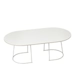 Muuto - Airy Coffee Table Large Off-white - Nanolaminate - Benvit - Beige - Soffbord - Metall/Trä