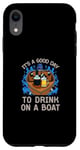 Coque pour iPhone XR drôle alcool humour pirate marins promenades bateau marin marin