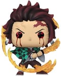 Funko Pop! Animation: DS - Tanjiro Kamado - (Sun Breathing) - Demon Slayer - Figurine en Vinyle à Collectionner - Idée de Cadeau - Produits Officiels - Jouets pour Les Enfants et Adultes - Anime Fans