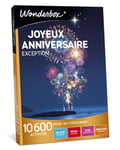 Coffret cadeau Wonderbox Joyeux anniversaire Exception