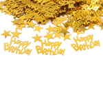 1 pakkaus Happy Birthday Confetti Rose Gold Letter -konfetti häihin-B05