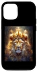 iPhone 13 NICE LION TEE. LION, THE KING OF THE JUNGLE GOLD CROWN TIGER Case