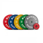 Viktset 155 kg Hammer Bumper Plates