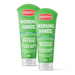 O'Keeffe's Working Hands Lot de 2 tubes de crème pour les mains 80 ml – Crème pour les mains extrêmement sèches, craquelées, augmente instantanément le contenu hydratant, forme une couche protectrice