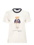 Polo Ralph Lauren Polo Bear Cotton Jersey Tee Vit