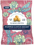 Karma Bites Popped Lotus Seeds Pink Salt 25g (Pack of 12)