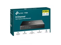 Tp-Link Vigi Nvr1008h-8P, 8 Kanaler, 3840 X 2160 Piksler, 8 Kanaler, 720P, 1080P, 1920 X 1080, 1680 X 1050, 1440 X 900, 1280 X 1024, 102 4X 768, 1280 X 720, H.264, H.264+, H.265, H.265+