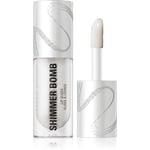 Makeup Revolution Metallic Muse Shimmer Bomb shimmering lip gloss shade Frosted Muse 4.5 ml