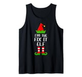 Matching Family Group I'm The Fix It Elf Christmas Tank Top