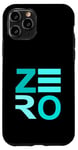 Coque pour iPhone 11 Pro Turquoise Zeroed In! Graphisme couleur turquoise