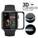 Protective Glass for Apple Watch 42mm Transparent 9H Bubble Free Black