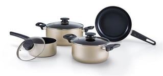 Set de casserole et poêle 7 pièces Brabantia Start 2 Cook 30004651 Beige