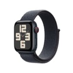 Apple Watch SE Cell 40mm Midnatt med Blekk Sport Loop