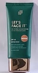 Shakeup Cosmetics Lets Face It BB Tinted Moisturiser SPF25 Shade BRONZE 50ml Men