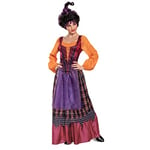 DISGUISE 109019E Mary Sanderson, Deluxe Official Disney Hocus Pocus Costume Dress Adult Sized, Large