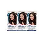 3 x Clairol Root Touch Up Hair Dye 4 Dark Brown