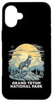 Coque pour iPhone 16 Plus Grand Teton National Park Grey Wolf Wildlife Wyoming