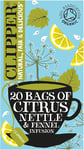 Clipper Organic Citrus, Nettle & Fennel Tea Herbal Infusion Total 80 Teabags