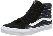 Vans Homme Sk8-Hi Baskets, Italian Weave Black/Multi, 43 EU