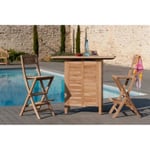 HARRIS - Bar de jardin en bois Teck