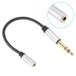 New 6.5 Male To 3.5 Female Spring Cable AUX3.5mm Earphone Extension Cord(3