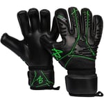 AB1 UNO 2.0 Icon Pro Negative SMU Junior Goalkeeper Gloves Size 5 BLACK/GREEN