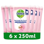 [Ref:3059948007326] DETTOL Lot de 6 Recharges No-Touch Savon Liquide Mains 250