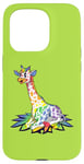 Coque pour iPhone 15 Pro Rainbow Girafe Gay Pride