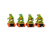 Teenage Mutant Ninja Turtles Mutant Mayhem TMNT Figures Switch Kick Skater Suitable for Ages 3+, Toys & Gifts Classic Assortment Pack of 4 - Leonardo, Donatello, Michelangelo & Raphael