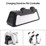 Chargeur Manette PS5, Manette Chargeur pour PS5 DualSense avec Baguettes de Pouce,Noir