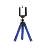 Blue Tripod Trépied pour téléphone portable, mini trépied Octopus, clip de support d'appareil photo, monopode pour smartphone