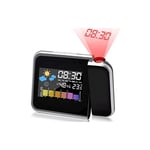 Yzmrbdqc - Réveil avec projection, Réveil à projection led Réveil numérique à projection Chargement USB/Rétroéclairage LCD/Projection à