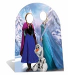 Anna and Elsa with Olaf Disney Frozen Cute Child Size Standin Cardboard Cutout