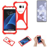 protective ring for HMD Vibe Silicone Case Softcase Bumper Protection Cover Red