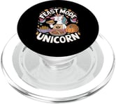 Thanksgiving Unicorn Feast Mode Licorne Thanksgiving Party PopSockets PopGrip pour MagSafe